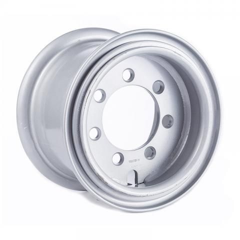 Колесо стальное 8.00G-12 6/161/205 A2 ET0 SILVER 